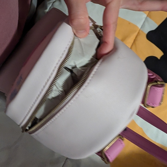 Disney Pink and White Loungefly Backpack - Picture 2 of 3